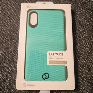 iPhone Xs Max  Teal Nimbus9 Latitude Case Qi Enabled charging Dual-layer